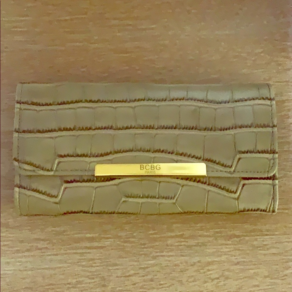 Grey BCBG clutch
